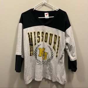 Vintage University of Missouri (Mizzou) Top